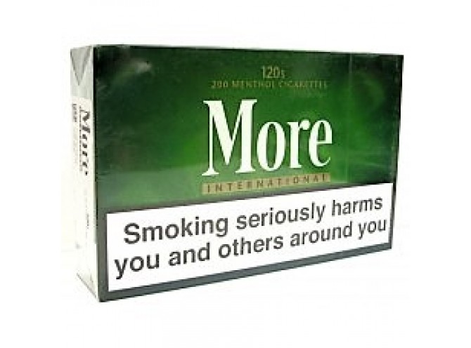 Море Зеленые 120мм (Германия) - More Green Menthol 120s (Germany)