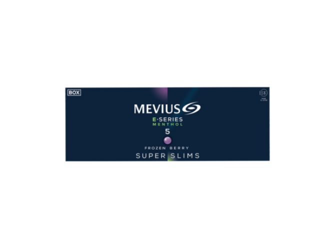 Мевиус Е-сериес 5 Суперслим Ягоды (Япония) - Mevius E-series Menthol 5 Frozen Berry Superslims (Japan)