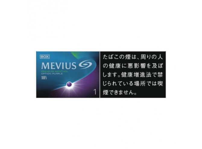 Мевиус Премиум Ментол 1 Перпл 100 мм (Япония) - Mevius Premium Menthol 1 Option Purple 100’s (Japan)